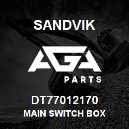 DT77012170 Sandvik MAIN SWITCH BOX | AGA Parts