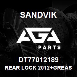 DT77012189 Sandvik REAR LOCK 2012+GREASING | AGA Parts