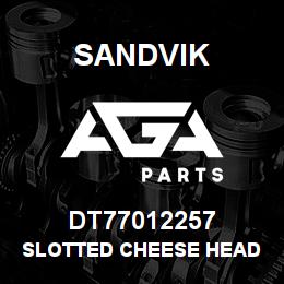 DT77012257 Sandvik SLOTTED CHEESE HEAD SCREW | AGA Parts