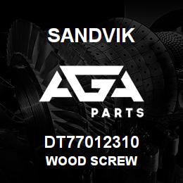 DT77012310 Sandvik WOOD SCREW | AGA Parts