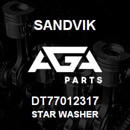 DT77012317 Sandvik STAR WASHER | AGA Parts