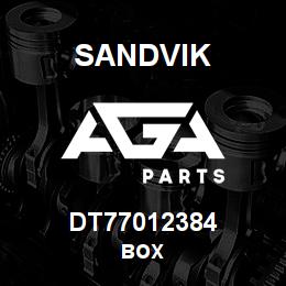DT77012384 Sandvik BOX | AGA Parts