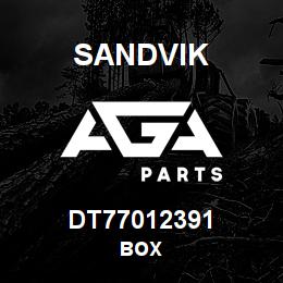 DT77012391 Sandvik BOX | AGA Parts