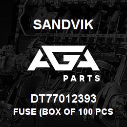 DT77012393 Sandvik FUSE (BOX OF 100 PCS) | AGA Parts