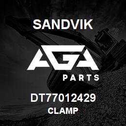 DT77012429 Sandvik CLAMP | AGA Parts
