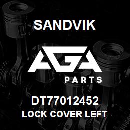 DT77012452 Sandvik LOCK COVER LEFT | AGA Parts