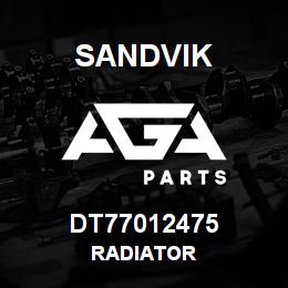 DT77012475 Sandvik RADIATOR | AGA Parts
