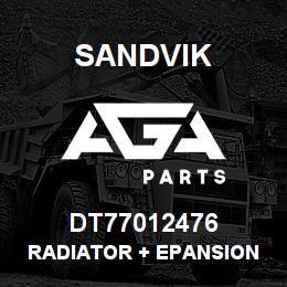 DT77012476 Sandvik RADIATOR + EPANSION TANK | AGA Parts