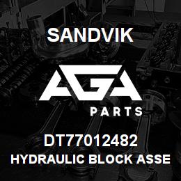 DT77012482 Sandvik HYDRAULIC BLOCK ASSEMBLY | AGA Parts