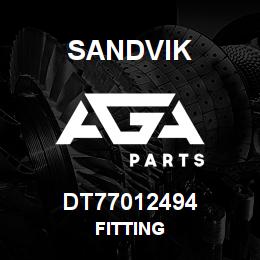 DT77012494 Sandvik FITTING | AGA Parts