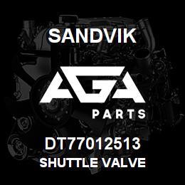 DT77012513 Sandvik SHUTTLE VALVE | AGA Parts