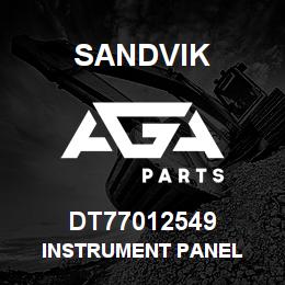 DT77012549 Sandvik INSTRUMENT PANEL | AGA Parts