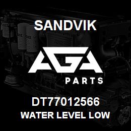 DT77012566 Sandvik WATER LEVEL LOW | AGA Parts