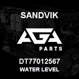 DT77012567 Sandvik WATER LEVEL | AGA Parts