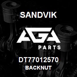 DT77012570 Sandvik BACKNUT | AGA Parts