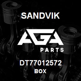 DT77012572 Sandvik BOX | AGA Parts