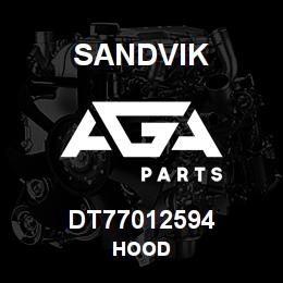DT77012594 Sandvik HOOD | AGA Parts