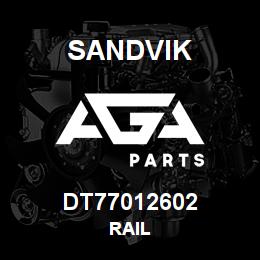 DT77012602 Sandvik RAIL | AGA Parts