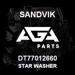 DT77012660 Sandvik STAR WASHER | AGA Parts