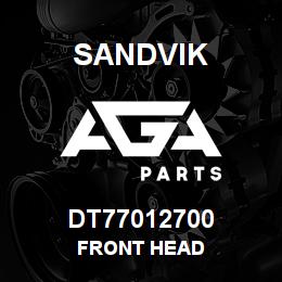 DT77012700 Sandvik FRONT HEAD | AGA Parts