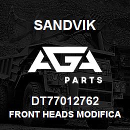 DT77012762 Sandvik FRONT HEADS MODIFICATION KIT | AGA Parts
