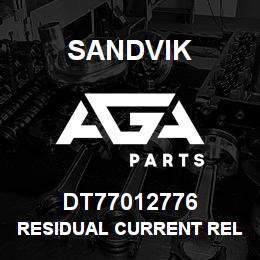 DT77012776 Sandvik RESIDUAL CURRENT RELAY | AGA Parts