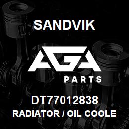 DT77012838 Sandvik RADIATOR / OIL COOLER | AGA Parts
