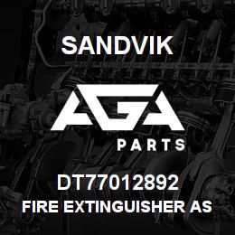 DT77012892 Sandvik FIRE EXTINGUISHER ASSEMBLY | AGA Parts