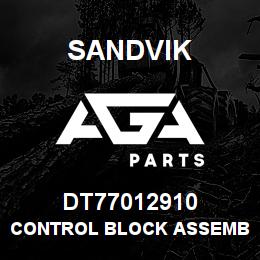 DT77012910 Sandvik CONTROL BLOCK ASSEMBLY | AGA Parts
