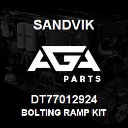 DT77012924 Sandvik BOLTING RAMP KIT | AGA Parts