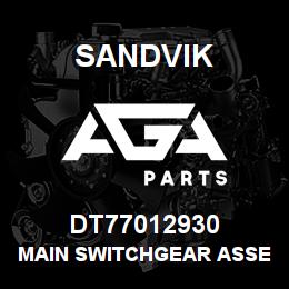 DT77012930 Sandvik MAIN SWITCHGEAR ASSEMBLY | AGA Parts