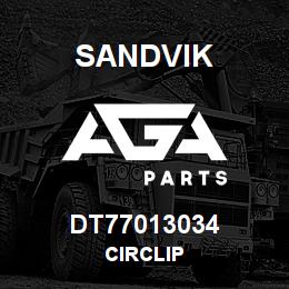 DT77013034 Sandvik CIRCLIP | AGA Parts