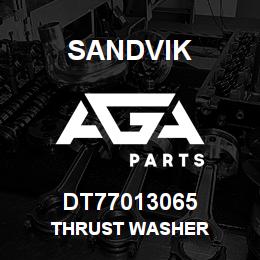 DT77013065 Sandvik THRUST WASHER | AGA Parts