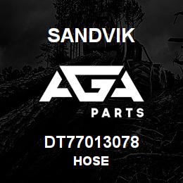 DT77013078 Sandvik HOSE | AGA Parts