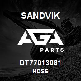 DT77013081 Sandvik HOSE | AGA Parts
