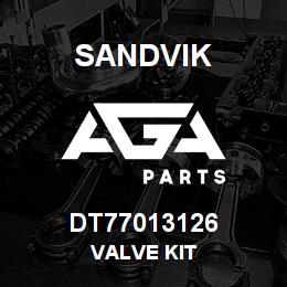 DT77013126 Sandvik VALVE KIT | AGA Parts