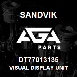 DT77013135 Sandvik VISUAL DISPLAY UNIT | AGA Parts