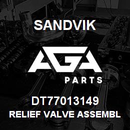 DT77013149 Sandvik RELIEF VALVE ASSEMBLY | AGA Parts