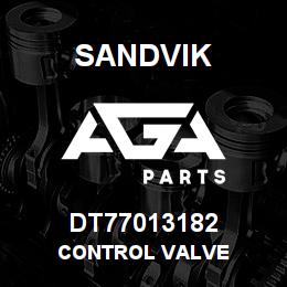 DT77013182 Sandvik CONTROL VALVE | AGA Parts