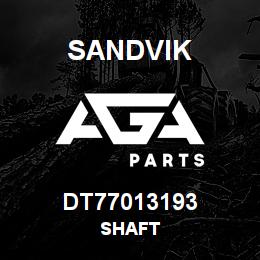 DT77013193 Sandvik SHAFT | AGA Parts