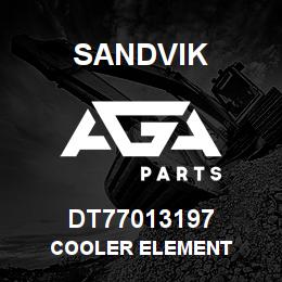 DT77013197 Sandvik COOLER ELEMENT | AGA Parts