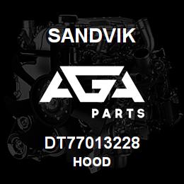 DT77013228 Sandvik HOOD | AGA Parts