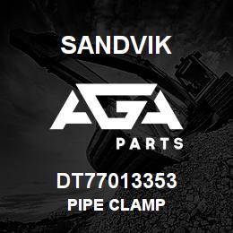 DT77013353 Sandvik PIPE CLAMP | AGA Parts