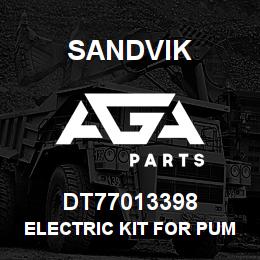 DT77013398 Sandvik ELECTRIC KIT FOR PUMP | AGA Parts