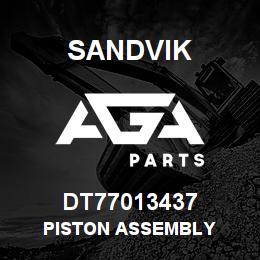 DT77013437 Sandvik PISTON ASSEMBLY | AGA Parts