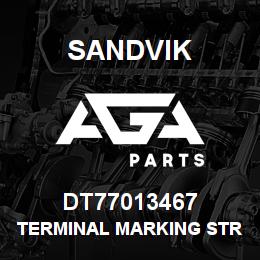 DT77013467 Sandvik TERMINAL MARKING STRIP (BOX OF 5PC | AGA Parts