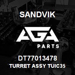 DT77013478 Sandvik TURRET ASSY TUIC35 | AGA Parts