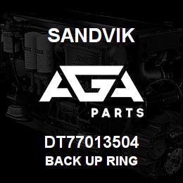 DT77013504 Sandvik BACK UP RING | AGA Parts