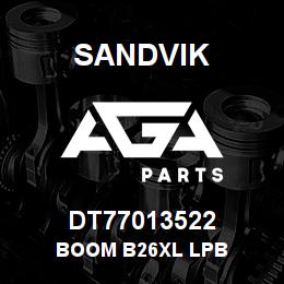 DT77013522 Sandvik BOOM B26XL LPB | AGA Parts