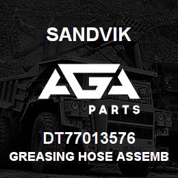 DT77013576 Sandvik GREASING HOSE ASSEMBLY | AGA Parts